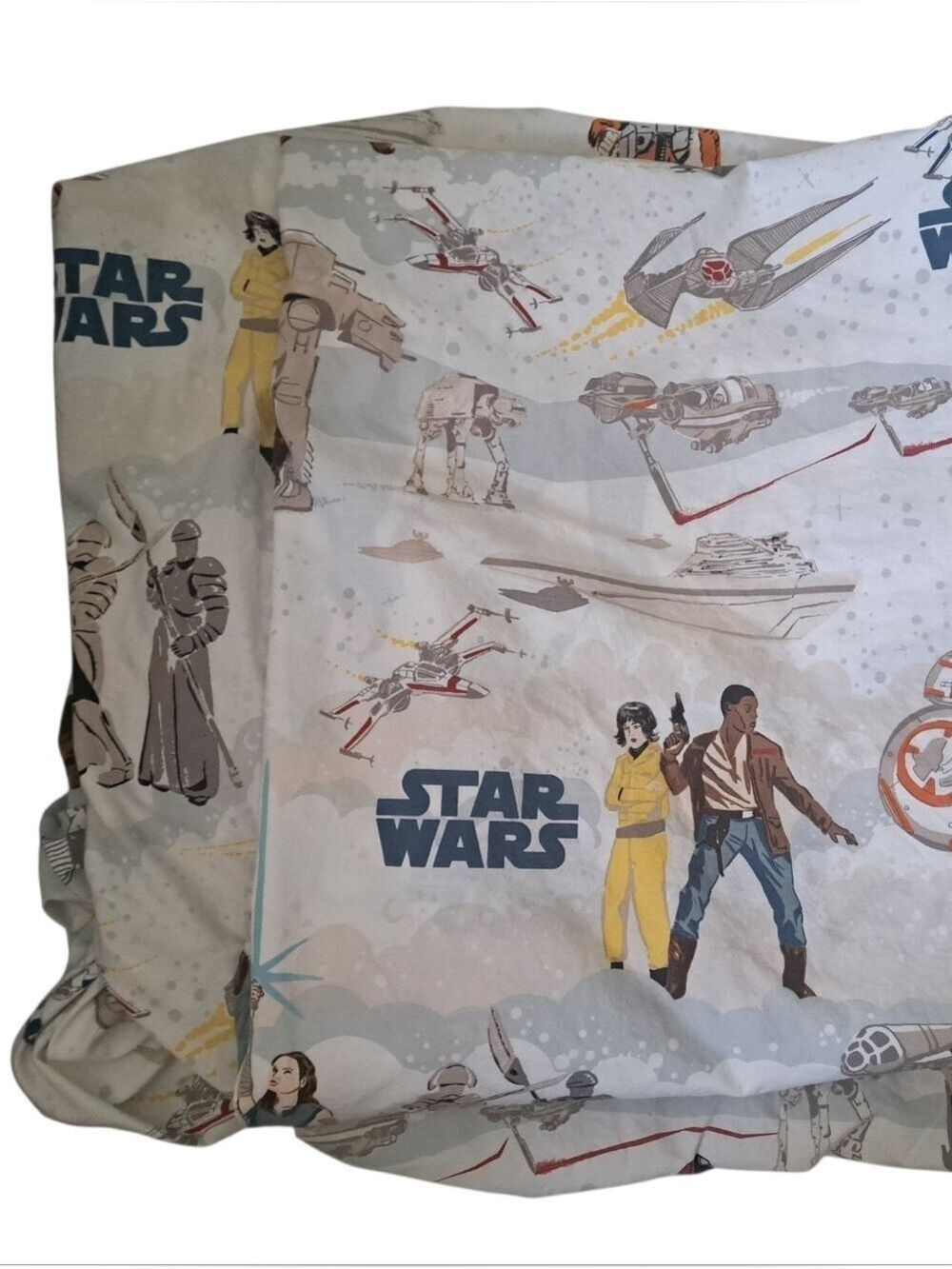 Star Wars The Last Jedi POTTERY BARN KIDS Organic Cotton TWIN flat Fitted Sheet